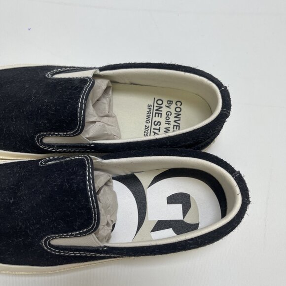 Converse x GOLF le FLEUR One Star Slip Pro Shoes Slip-On Black Women Sz 9.5 NEW - Picture 5 of 13